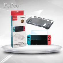 FoPcc NS защитный силиконовый чехол с защитой экрана 2 в 1 для консоли nintendo Switch