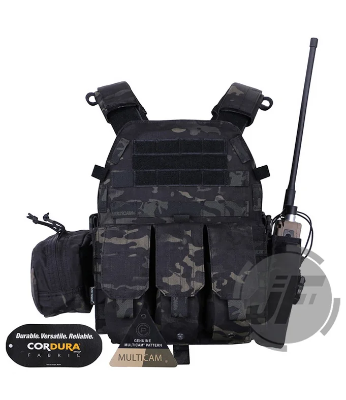 Emerson Тактический модульный MOLLE LBT-6094A несущая пластина EmersonGear LBT 6094A боевой жилет w/M4 M16 5,56. 223 сумки для журналов - Цвет: MCBK