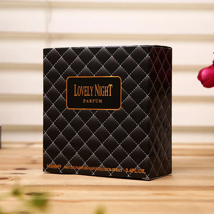 

UV Resistant Matte Lamination paper cosmetic box custom perfume packaging with embossed logo print ---PX10900