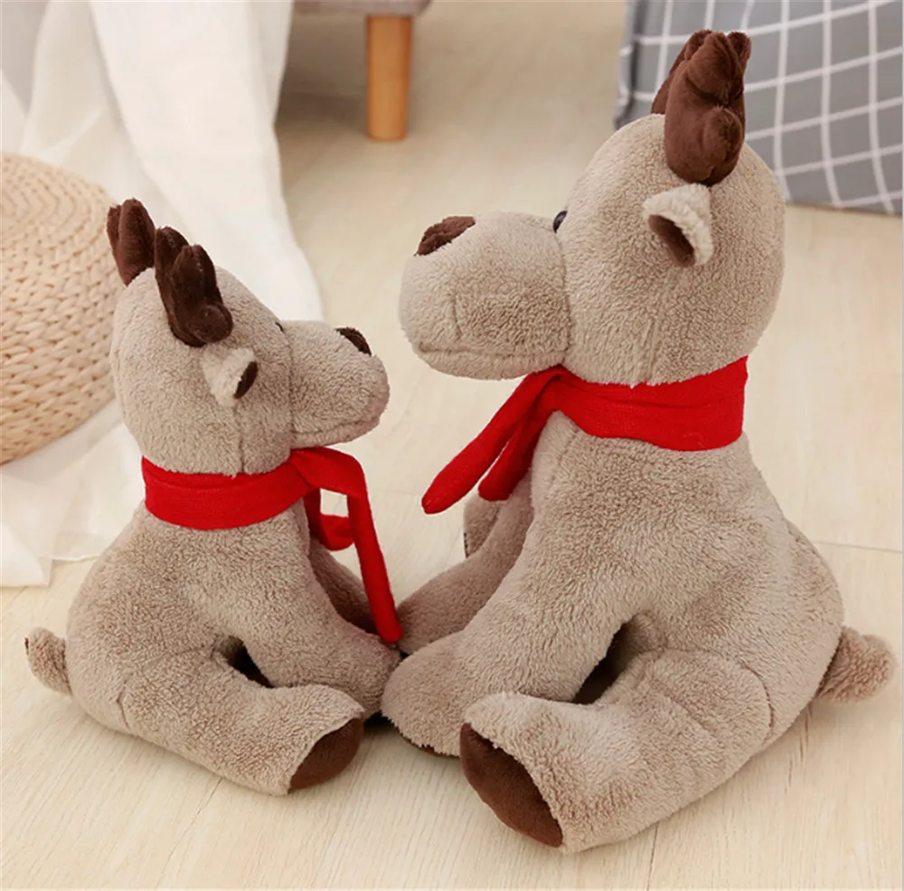 Fancytrader Christmas Deer Plush Toys Stuffed Soft Lovely Anime Reindeer Decoration Doll 65cm for Kids Gifts 2