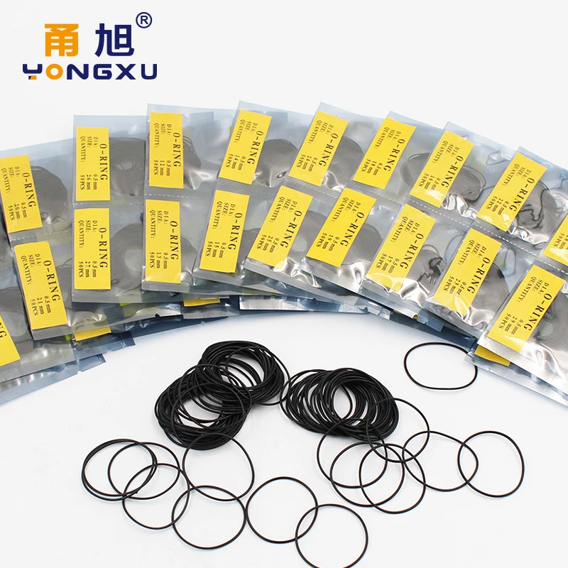 O Ring Rubber Seal Washer 0.5mm/0.6mm/0.7m/0.8mm 12-30mm/16-30mm/31mm-40mm 500pcs/750pcs/950pcs Waterproof Round Watch Gasket rubber o rings sealing gasket rubber washers keycap o rings silicone o rings