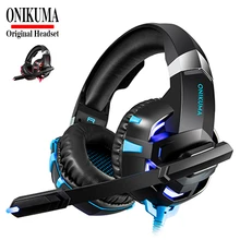 ONIKUMA K2A наушники шлем HIFI стерео игровая гарнитура PS4 наушники с микрофоном для компьютера ноутбука планшета Xbox One