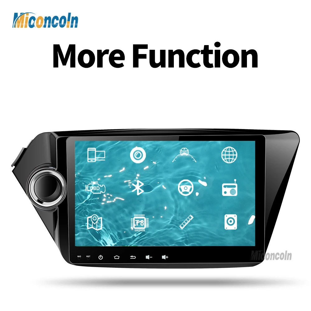 Perfect Octa core android 8.1 car dvd gps navigation 9 inch for Kia k2 RIO 2010 2011 2012 car video player gps car multimedia player 2