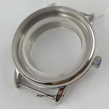 Полированный 40 мм чехол для часов MIYOTA 8215 ETA 2836 автоматический механизм