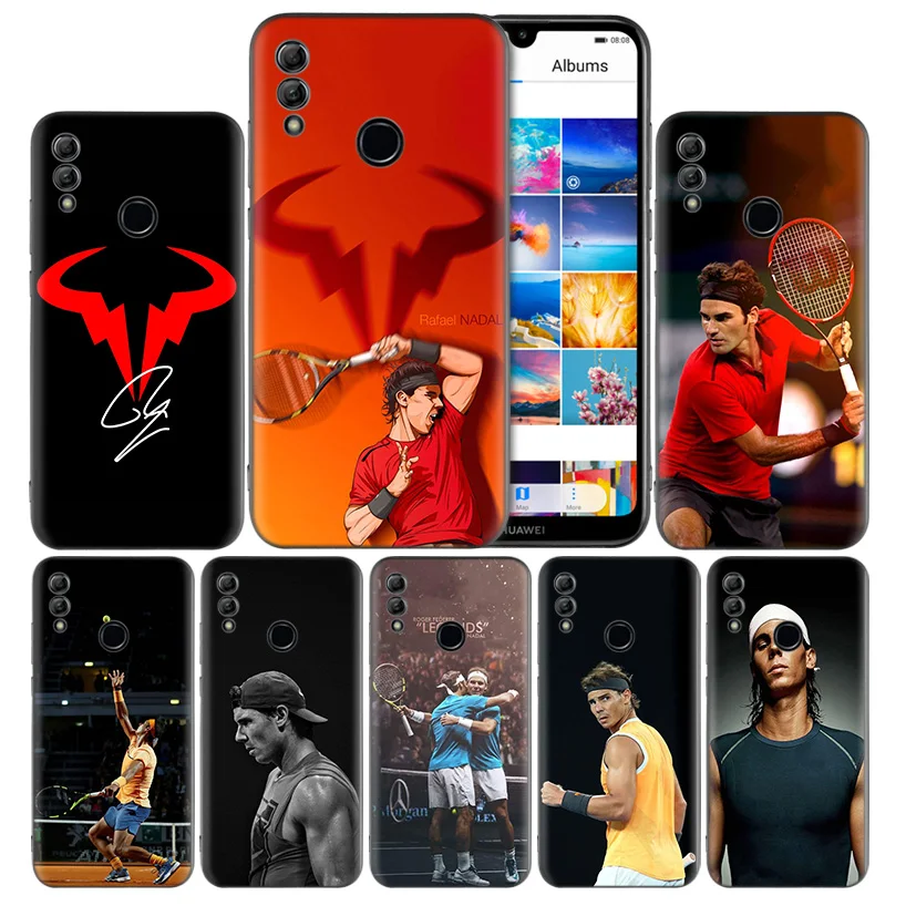 

Rafael Nadal Black Silicone Case Cover for Huawei Honor 8X 8C 8A 8S 10 10i Lite Play V20 Y9 Y7 Y6 Y5 Prime 2018 2019