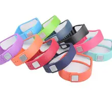 DHL 200 шт/партия красочные сменные умные часы для SAMSUNG GEAR Fit R350 Смарт Браслет ремешок с металлические застежки