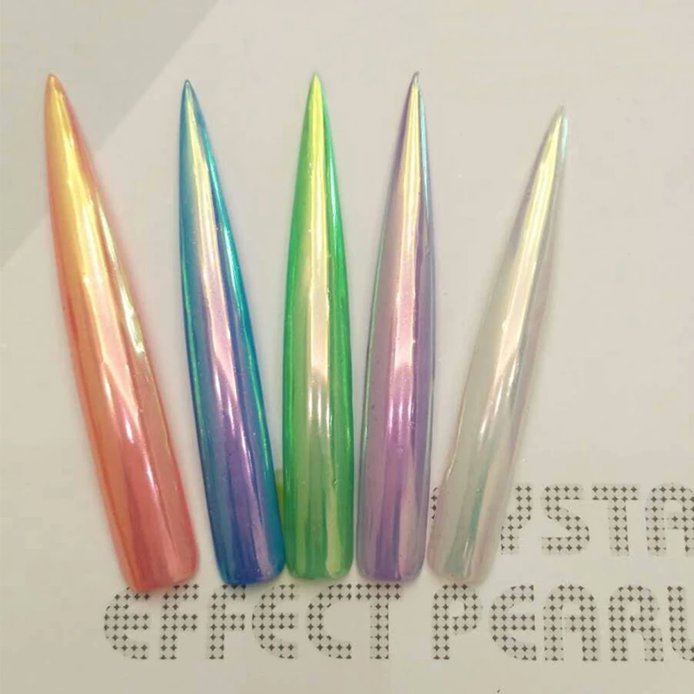 1 caja holográfica polvo brillo de uñas Color arcoíris efecto neón uñas arte copos decoración cromo uñas punta manicura SA354 1 caja holográfica polvo brillo de uñas Color arcoíris efecto neón uñas arte copos decoración cromo uñas punta manicura SA354