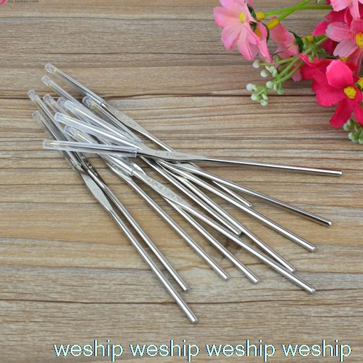 

Japan Hiroshima TULIP Straight crochet hook LACE crochet 10 PCS/set