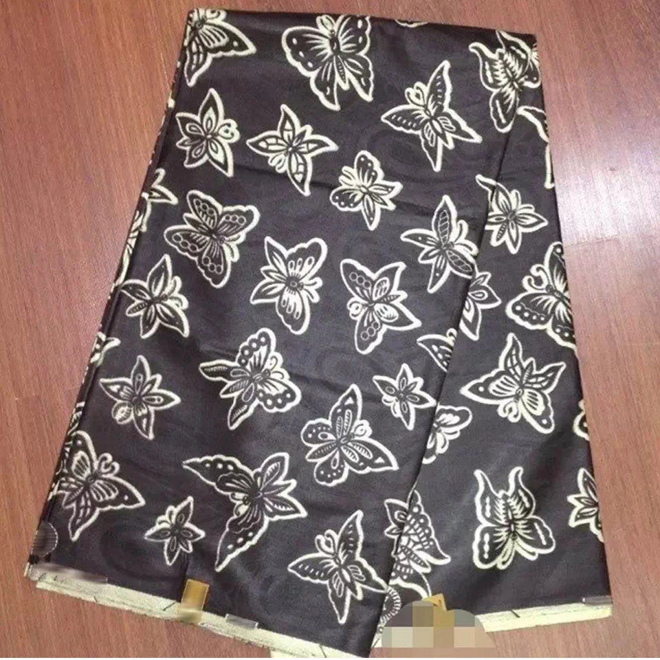 

NAB-2 high quality brocade fabric for dress,Green african cotton Damask bazin riche fabric for African clothes 6 yards lot