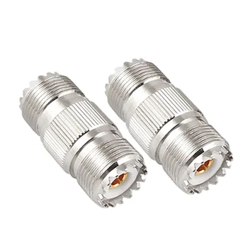 

DSHA New Hot UHF SO-239 Female to Female Straight Adapter 2 Pcs