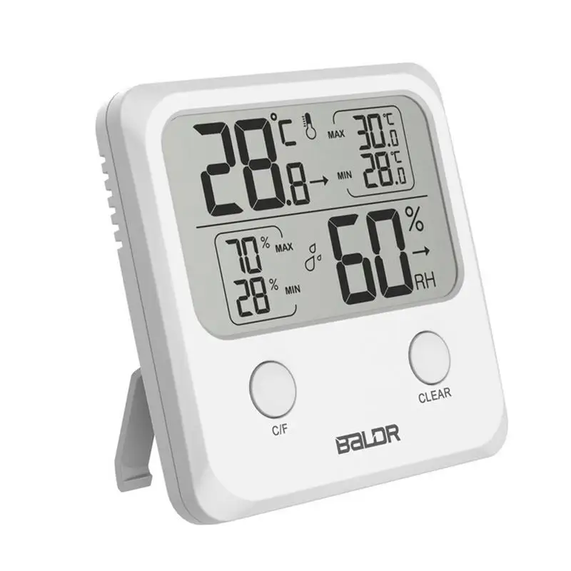Baldr Digital LCD Indoor Hygrothermograph Electronic Thermometer LCD