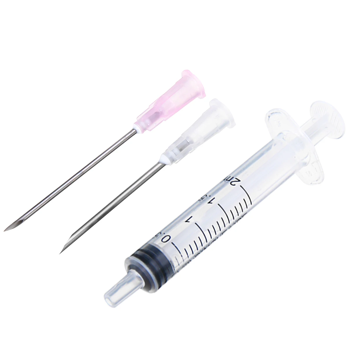 

5 Pieces Measuring Syringe 2ml Syringe With 10 Pieces 16G & 18G Needles Tips For Dispensing Adhesives Glue Ink Refilling
