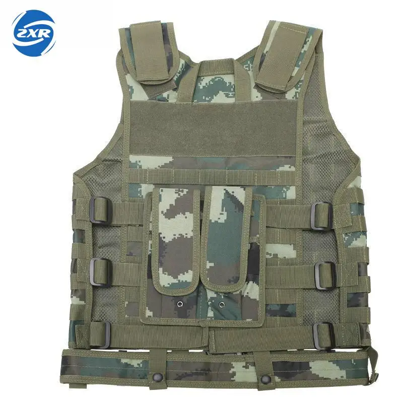 

New Men's Hunting Vest Filed Cs Activities With Multi-pockets Vest Regular Camouflage Adjustable One Size Tactical Vest