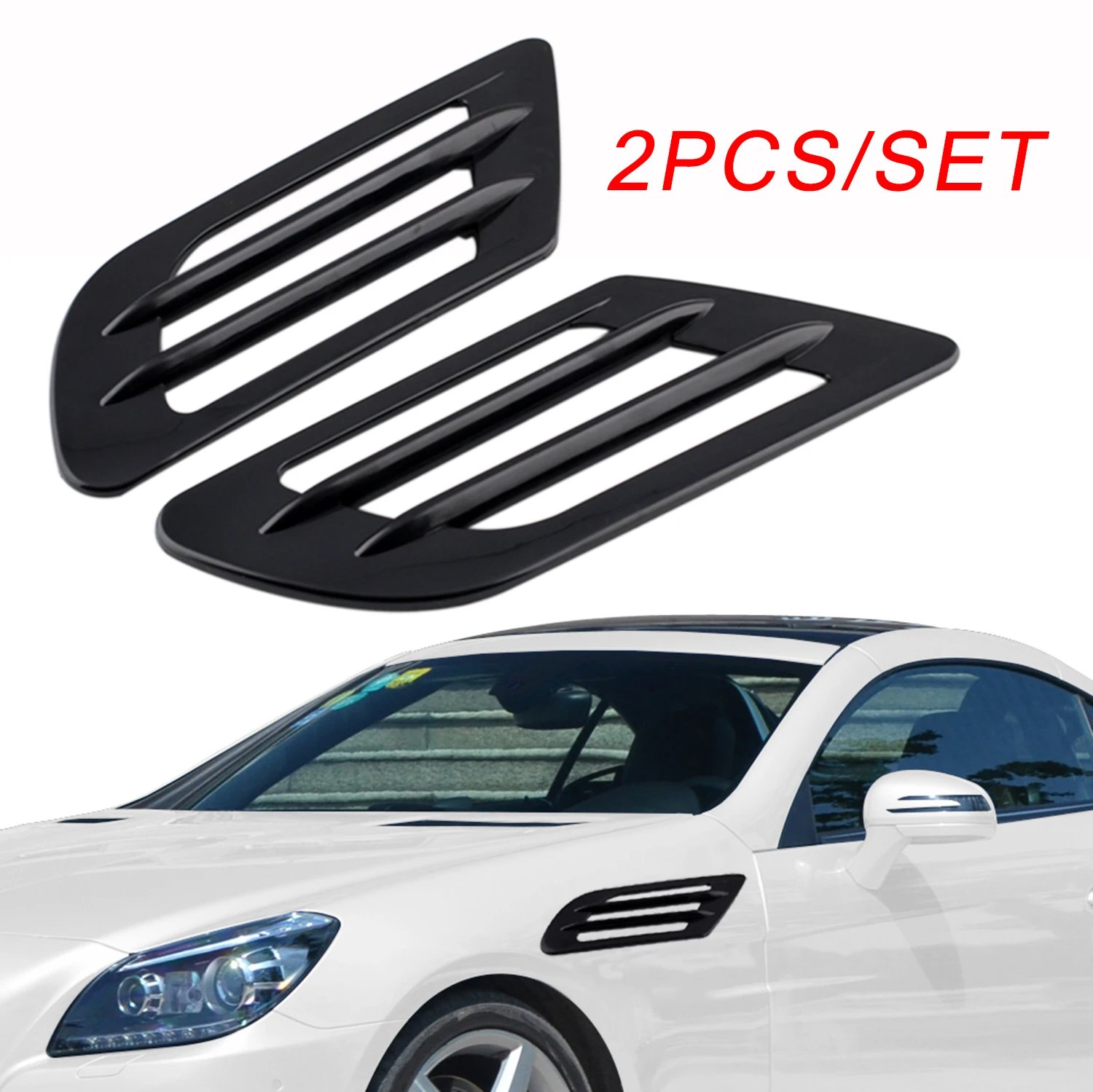 Universal Car Body Door Hood Side Exterior Decoration Parts Fender Moulding Decal Sticker Air Flow Vent Grille Trim Accessories Universal Car Body Door Hood Side Exterior Decoration Parts Fender Moulding Decal Sticker Air Flow Vent Grille Trim Accessories