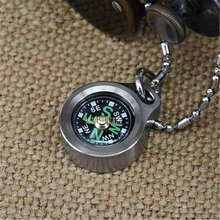 Кемпинг Туризм переносной титановый сплав/латунь Карманный Золотой Компас Навигация для активного отдыха CPS-TI диаметр 25 мм