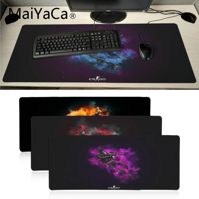 

Maiyaca cs go gamer Rubber Mouse Durable Desktop Mousepad Gaming Mousepad For PC Laptop Notebook large mouse pad gamer desk pad