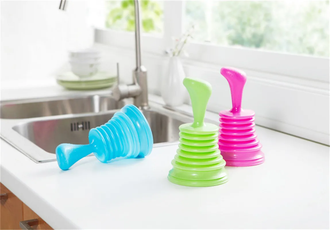 Creative Strong Wash Basin Sink Toilet Pipeline Dredge Plunger Bathroom