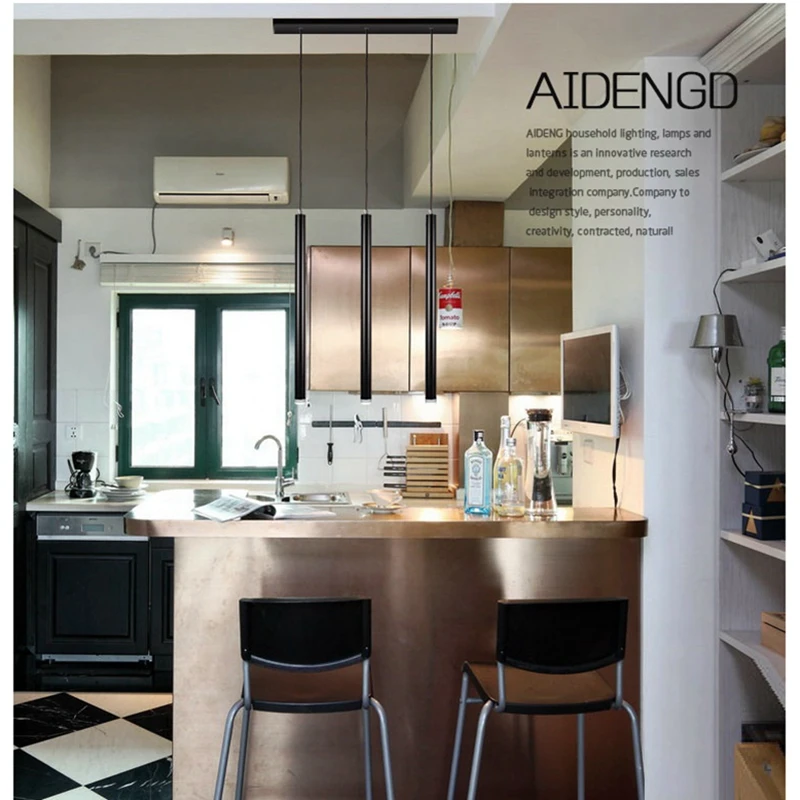 Aliexpress Buy LukLoy Pendant Lights Modern Kitchen Lamp Dining Room Aluminum Loft 3cm Pipe Spot Island Light Bar Counter Tube From Aliexpress Buy LukLoy Pendant Lights Modern Kitchen Lamp Dining Room Aluminum Loft 3cm Pipe Spot Island Light Bar Counter Tube From