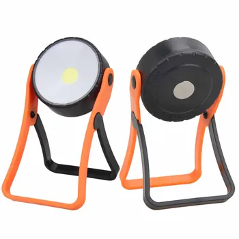 

Magnetic Folding Hook Stand Camping Tent Emergency Light Hot LED Lamp 3W With Bracket Fixed COB Blue Portable Lamp