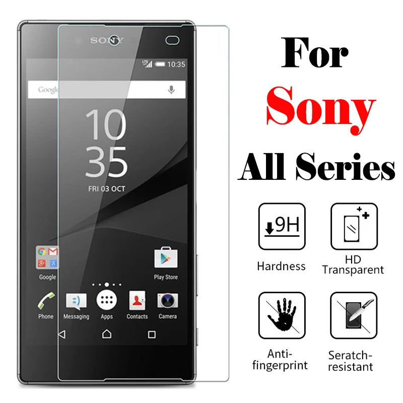 

XA2 Protective Glass For Sony Xperia XZ XA1 Ultra Plus XA XZ1 Screen Protector On X A 1 2 Z AX ZX Premium Cover Tempered Glasses