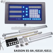 Easson ES-8A полный набор токарный станок или мельница 3 оси DRO цифровой индикации включая 3 шт. easson линейные весы с бесплатной доставкой
