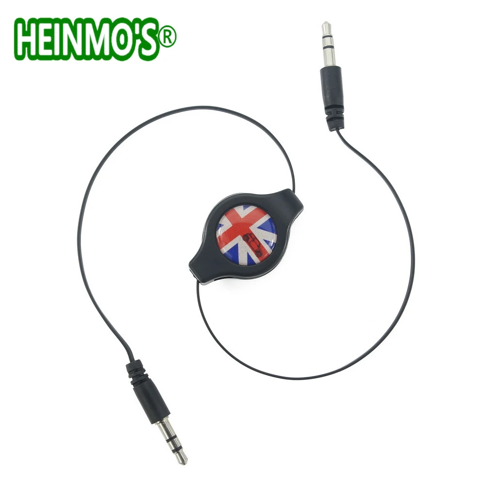 3.5mm 80cm Car AUX Audio Cable Wire Line For MINI Cooper One S JCW Countryman Clubman R55 R56 R57 R58 R59 R60 R61 F55 F56 F60 (3)