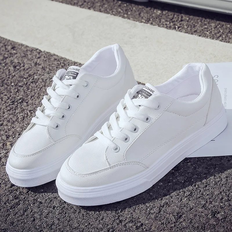 

2019 Spring Flat Shoes Platform Women Vulcanize Shoes Female Soft Casual Shoes Fashion Breathable White Shoes