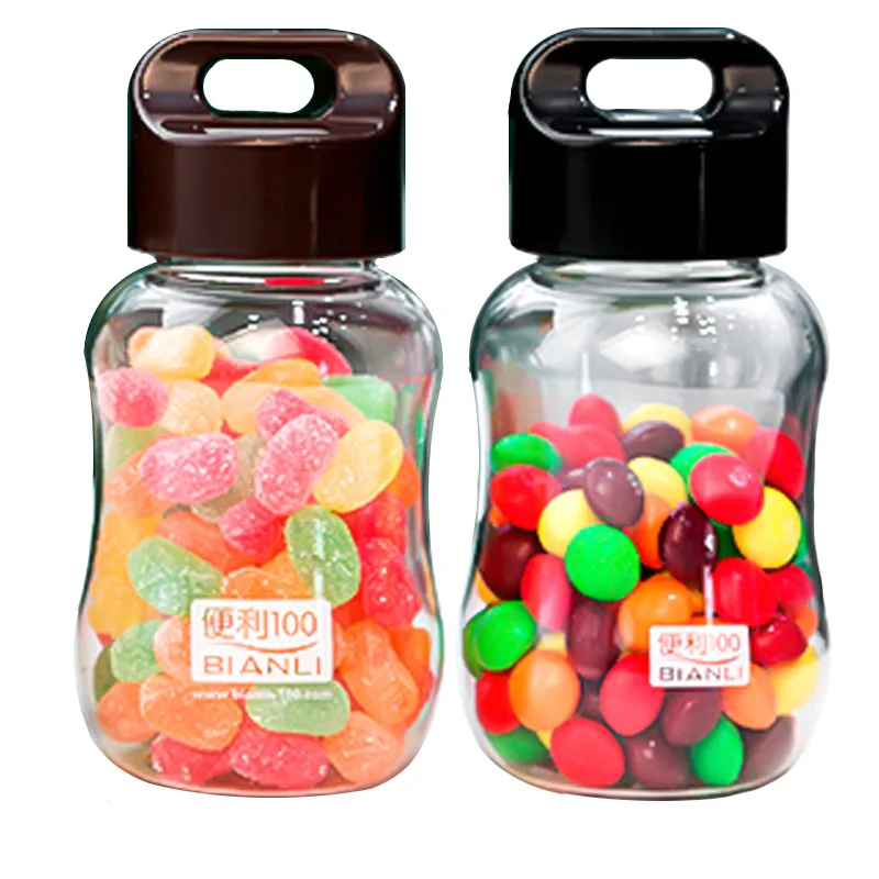 

8 Candy color 200ML BPA FREE Applicable Children Mini Water bottle With Rope For Student KIDS Portable Water bottle