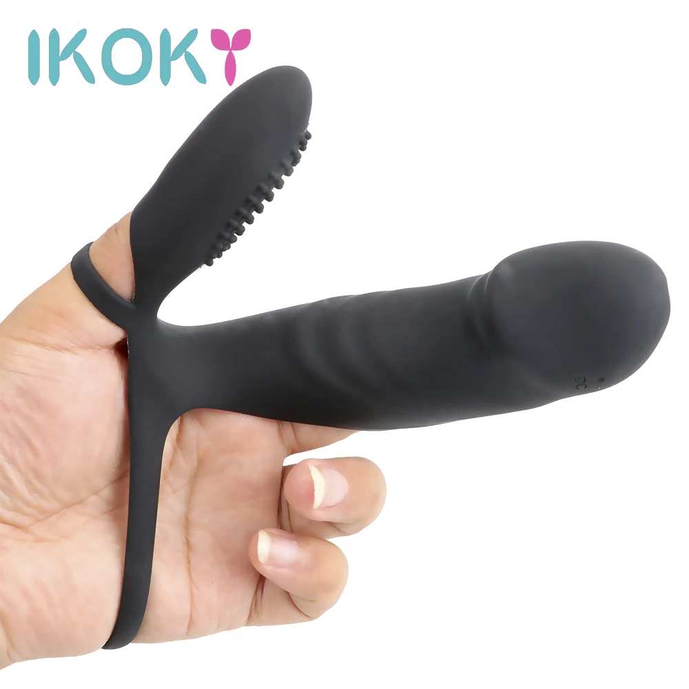 IKOKY G Spot Finger Вибратор Секс-игрушки для женщин 10 Частота Femal Мастурбация клитор стимулятор