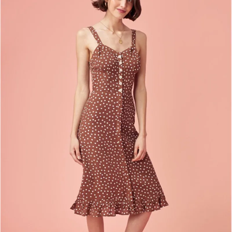 Rouje polka dot dress Clearance