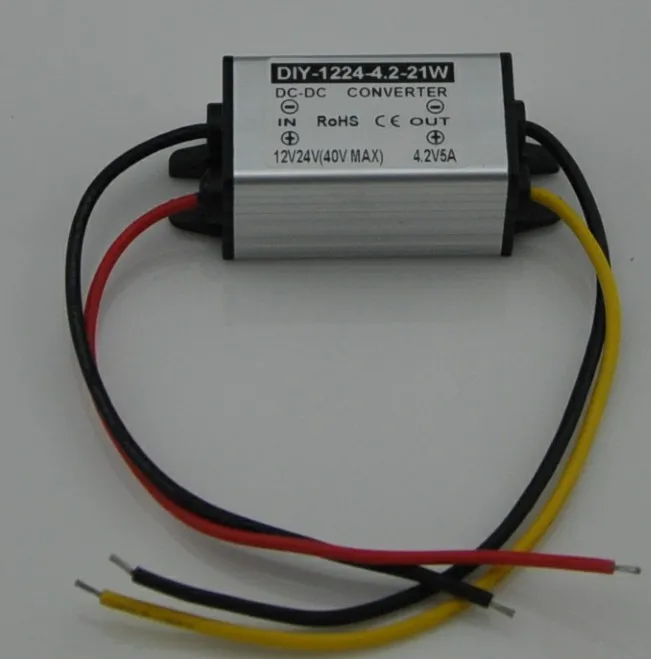 WaterProof DC//DC 12V//24V to 5V 6A 30W STEP DOWN Power Converter Regulator