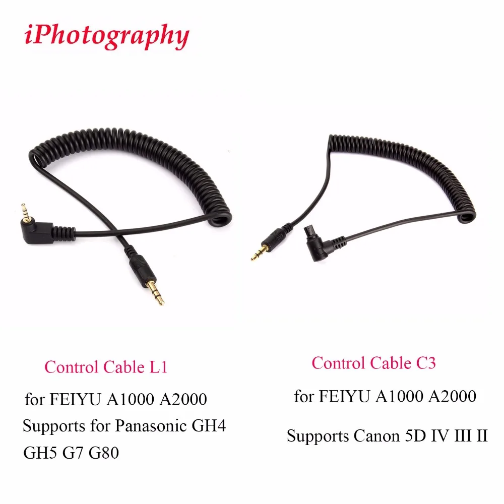 Кабель управления L1 для FEIYU A1000 A2000 поддерживает Panasonic GH4 GH5 кабель C3 Canon 5D IV III II|controle