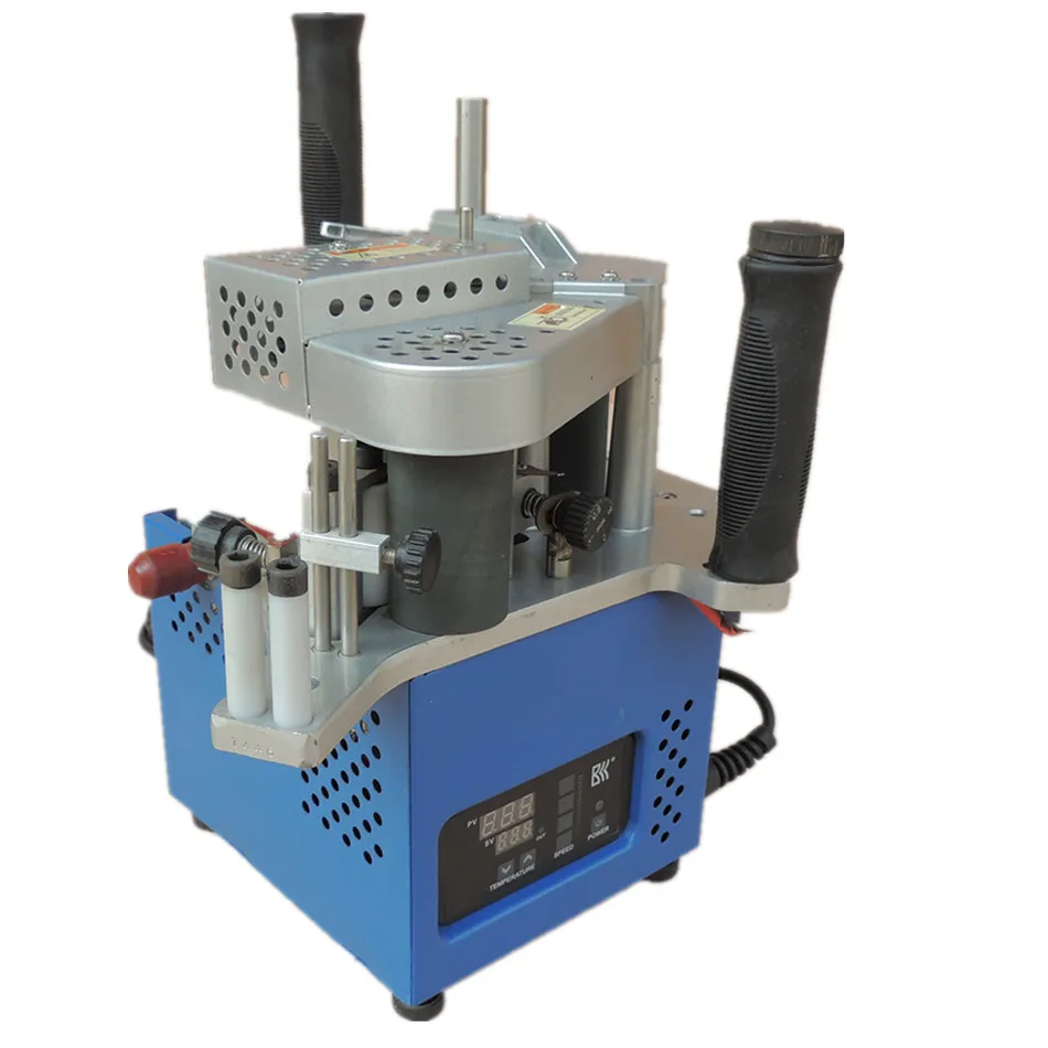 Km10 Woodworking Portable Edge Banding Machine Larger Glue Tank For Low