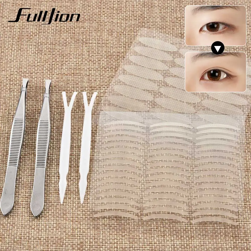 

Fulljion 960pcs Eyelid Tape Sticker Makeup Invisible Eyelid Paste Big Eyes Decoration Stickers Eyelids Eyes Cosmetic Tools