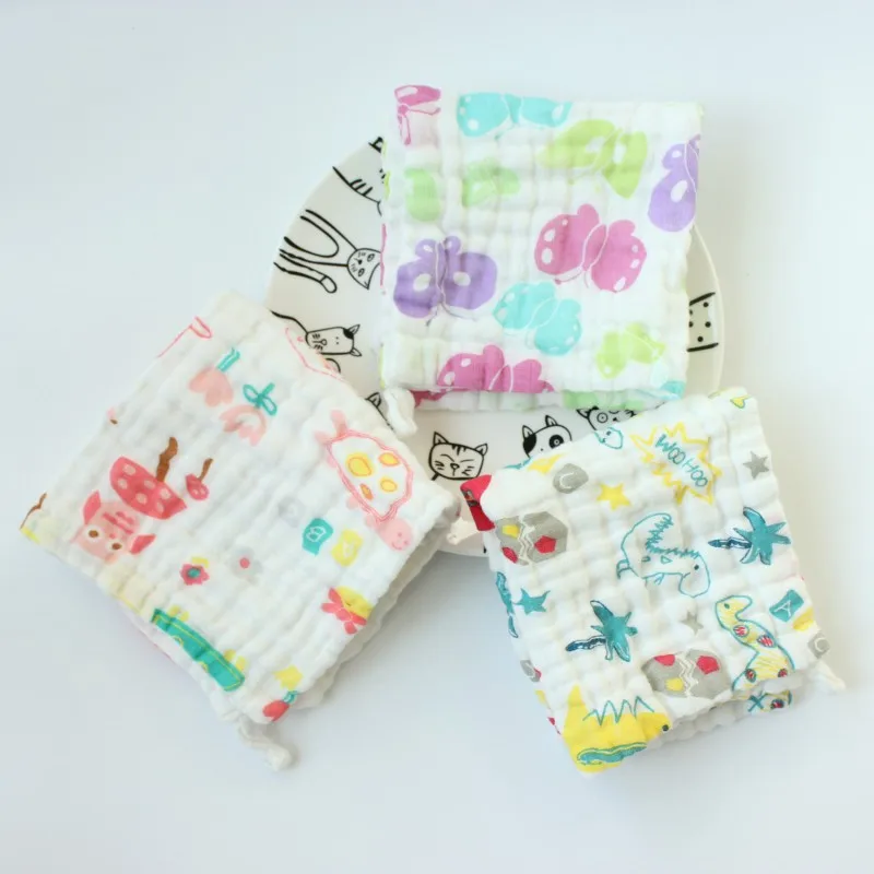 3 шт. Baby Bib слюны Полотенца стирка Для ванной стрелка животных мультфильм ткань