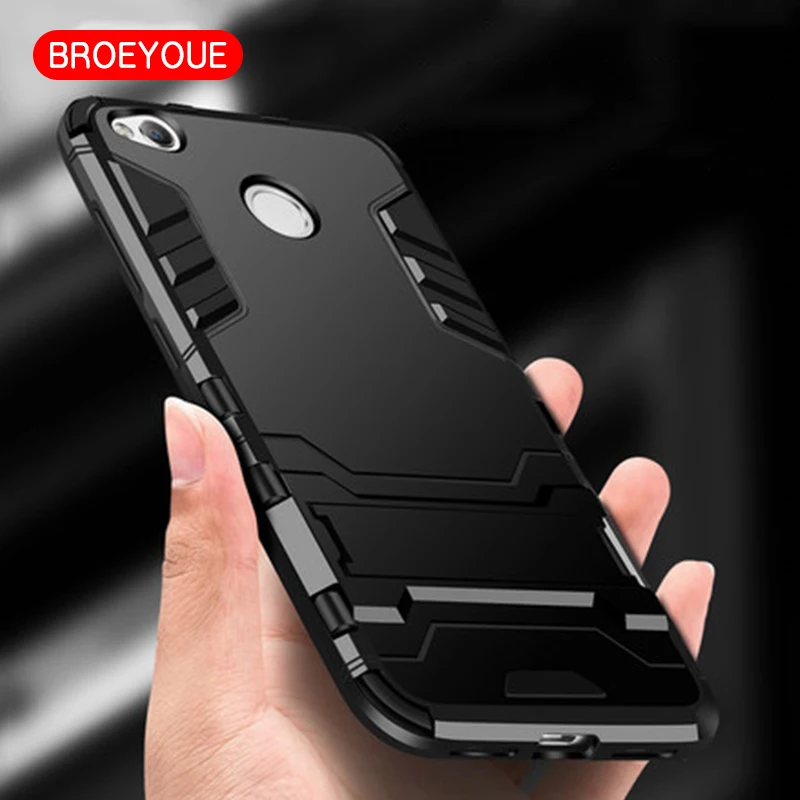 

BROEYOUE Case For Xiaomi Redmi 5 Plus 4 4X Note 4 4X 5A Prime Pro Armor Iron Man Rubber Cases For Redmi Note 5 Pro Coque Celular