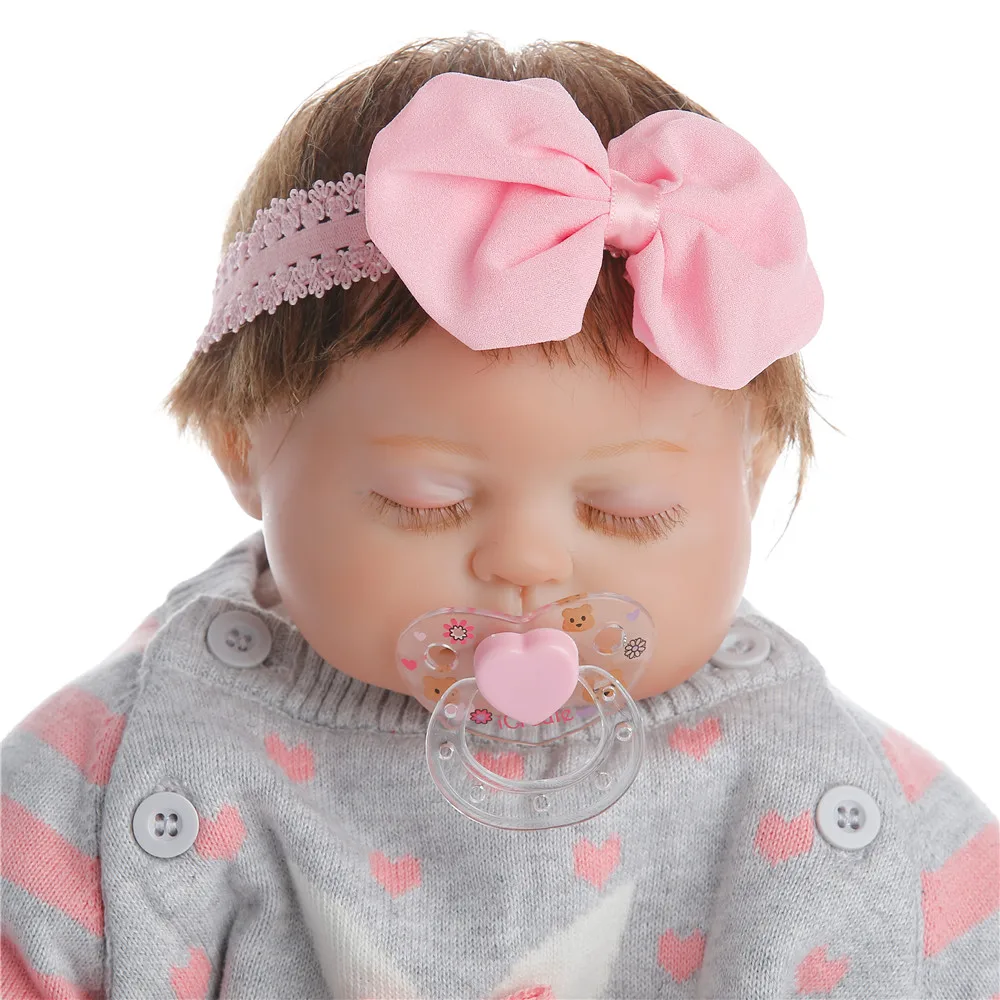 SanyDoll 22 дюйма 55 см хит продаж цельное Силиконовое детское красивое платье милая