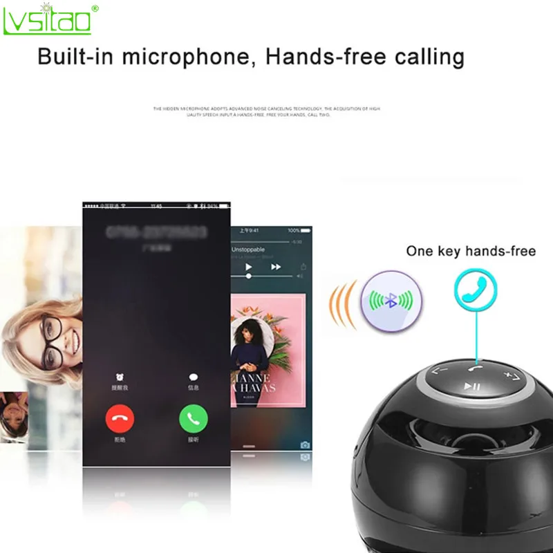 LED Levitating Bluetooth Speaker Floating Maglev multicolor led lights 360 Degree Rotating portable fashion UFO creative gifts