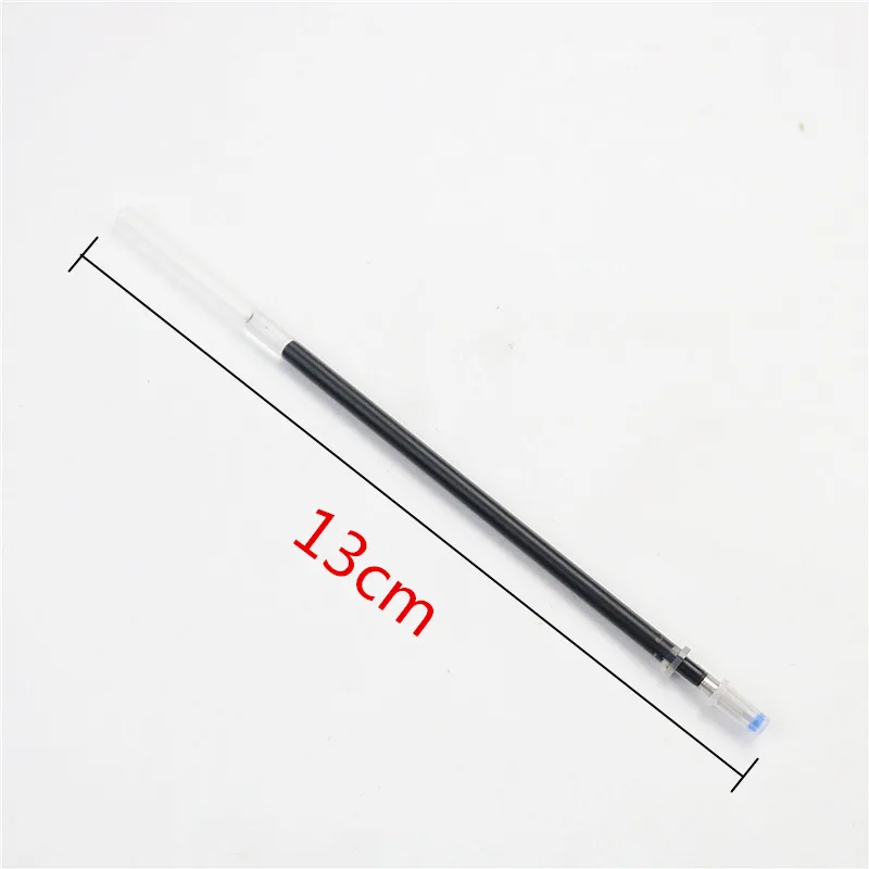 20pcs a bag gel pen refills gift a pen shell 0.5mm black blue red bullet or needle style refills Writing smooth