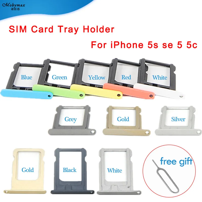 Nano SIM Card Tray Holder For IPhone 5 5C 5S SE SIM Holder Slot Tray 