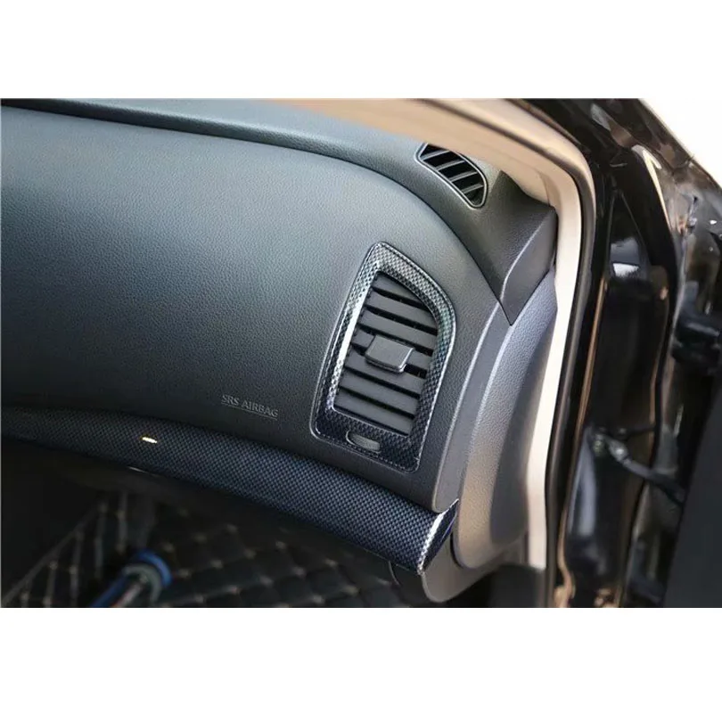 Приборная панель автомобиля боковой воздушный выход вентиляционные рамки наклейки для Nissan Altima Tenna 2013 автомобильный Стайлинг 2 шт./компл