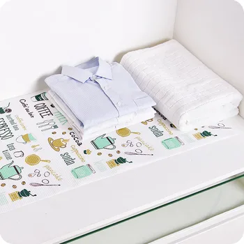 

Vnazlife printing oil-proof cabinet mats can be tailored drawer waterproof pad wardrobe drawer paper damp-proof pad