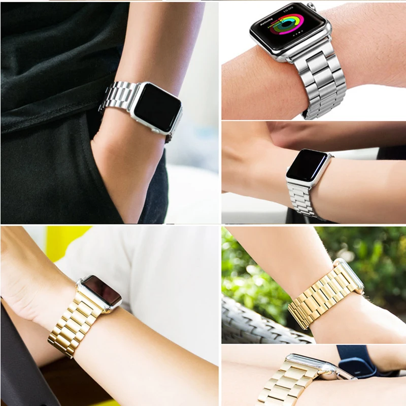 Ремешок из нержавеющей стали для iWatch Apple Watch / Sport Edition 38 мм 42 ремешок на запястье