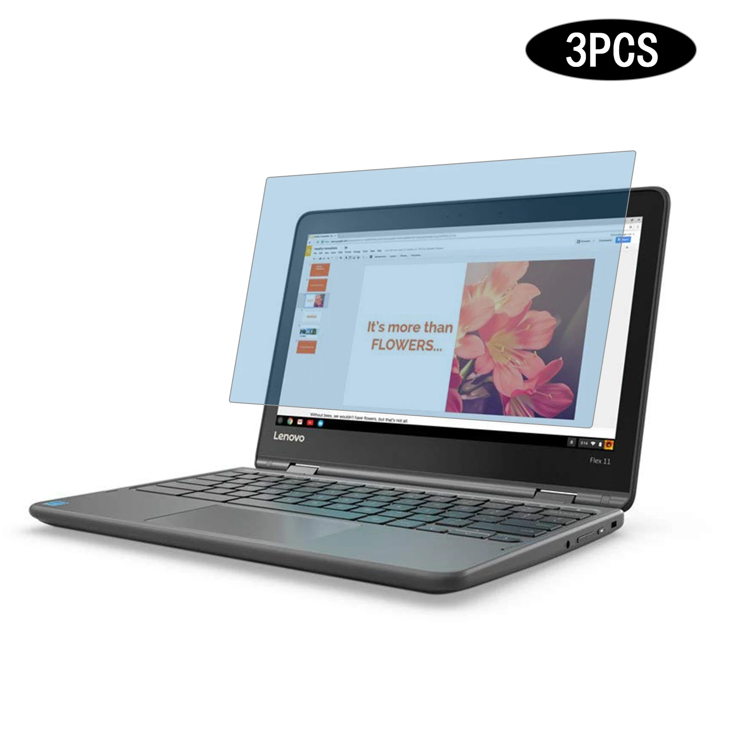 3pcs Universal LCD Guard film Anti Blue Light Laptop Screen Protector for Lenovo Flex 11