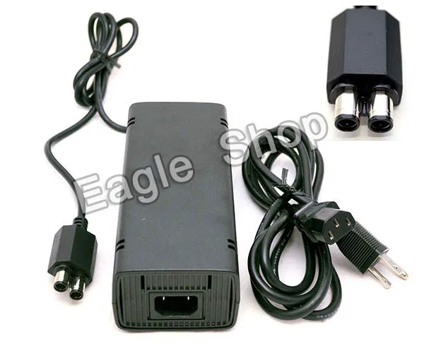 

Original for Xbox 360E 120W AC Power Adapter Charger Power Supply Transformer for Xbox 360E Slim Console with a Charging Cable