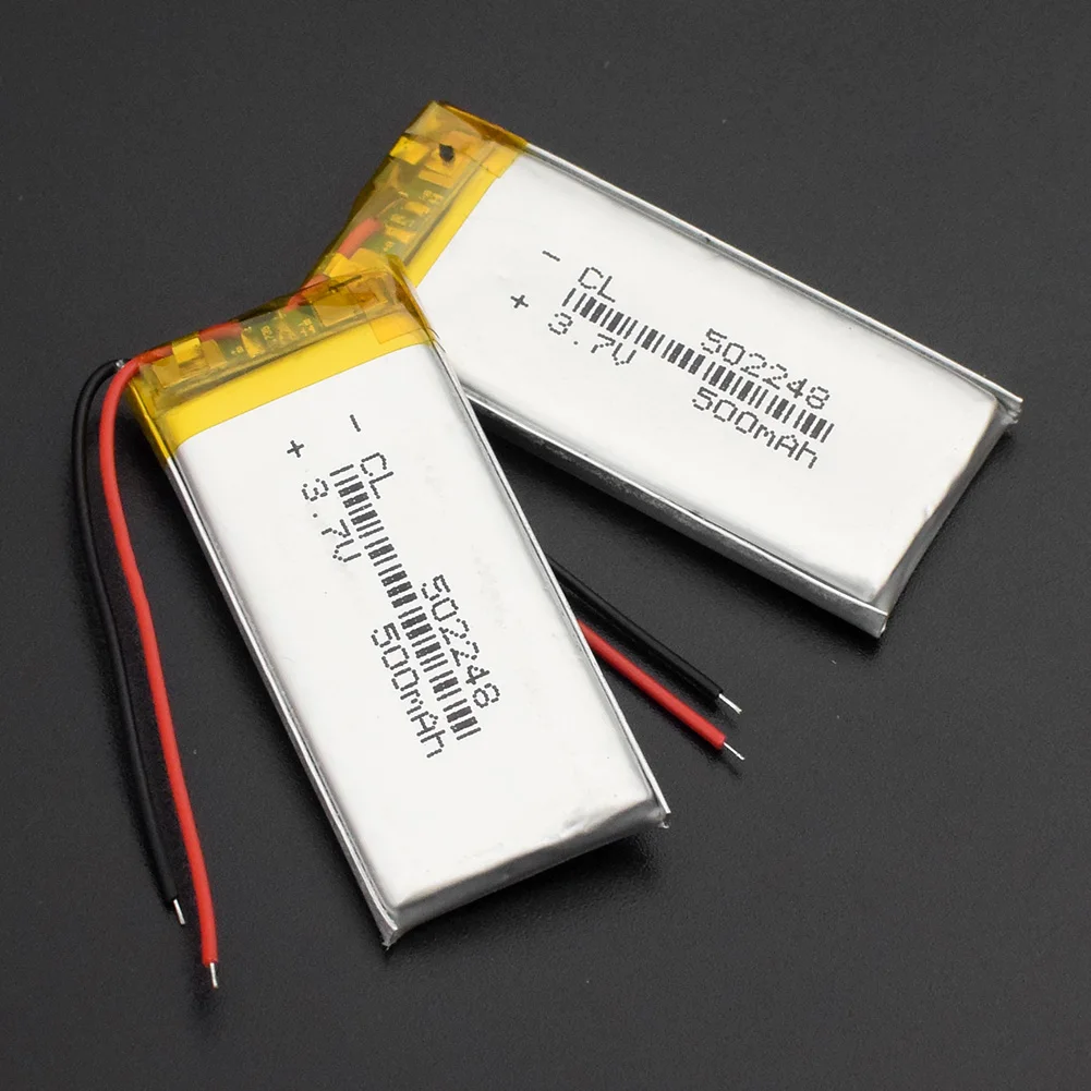 502248 3,7 v 500mAh литий-ионные Lipo элементы литий-полимерные Сменные аккумуляторные батареи для Bluetooth динамиков gps PDA