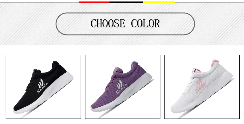 CAGILKZEL 2019 Summer Sneakers Women Shoes Breathable Mesh Shoes Woman Lace-up Tenis Feminino Walking Shoes For Zapatillas Mujer (3)