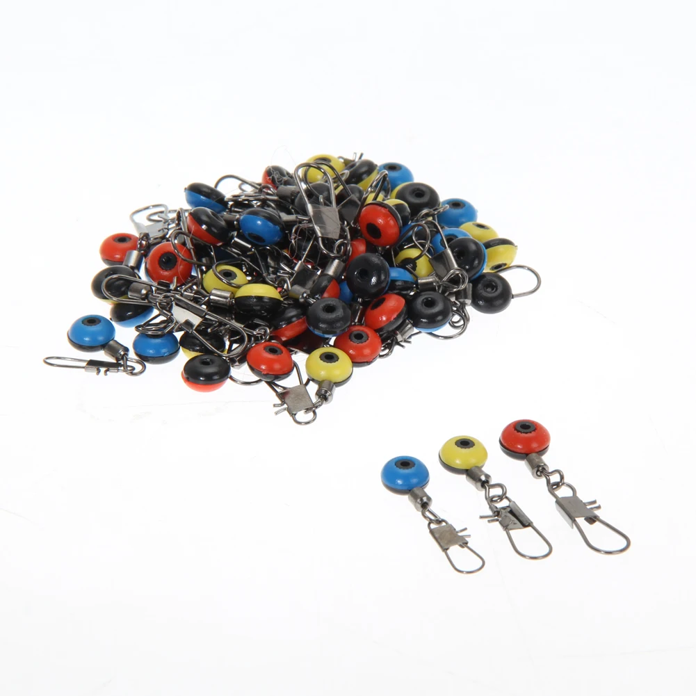 

60Pcs/lot Fishing Tackle Running Ledger Slider Deads Snap Link Swivels for Sea Carp Fishing Float Accessories Pesca
