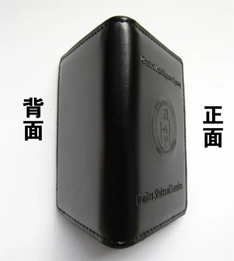 United States CIA Special Agent Badges Leather Case Holder ID Card