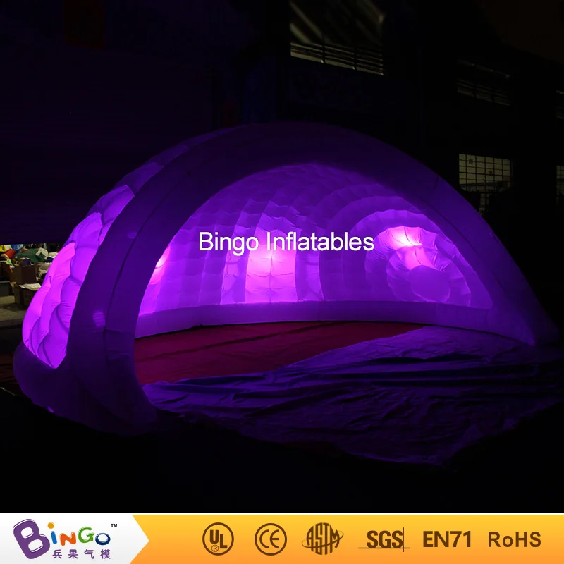 tent with led lights